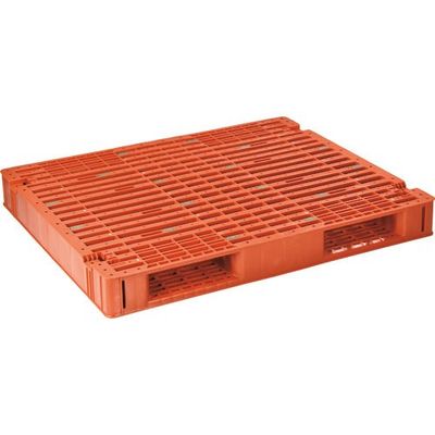 日本プラパレット NPC プラスチックパレットFSー1210Sー2 両面二方差し ブラウン FS-1210S-2-BR 1枚（直送品）