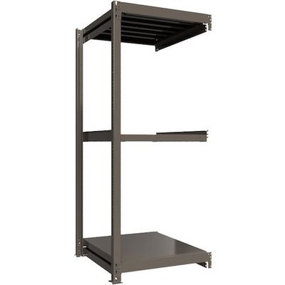 ICHIMAI 重量ボルトレスラック 段荷重1000Kg H2100×W900×D900 天地3段 連結グレー TH1000-739R3（直送品）