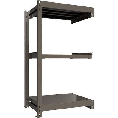 ICHIMAI 重量ボルトレスラック 段荷重1000Kg H1500×W900×D600 天地3段 連結グレー TH1000-536R3（直送品）