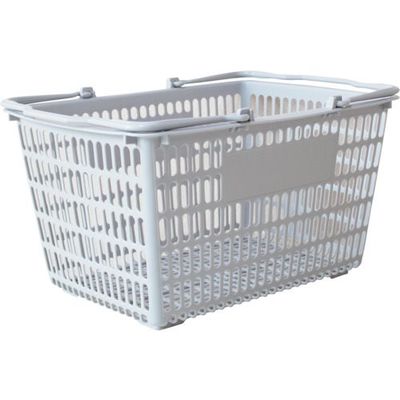 大和産業 買い物かご SLー8 ライトグレー SL-8-LGY 1個 538-1907（直送品）