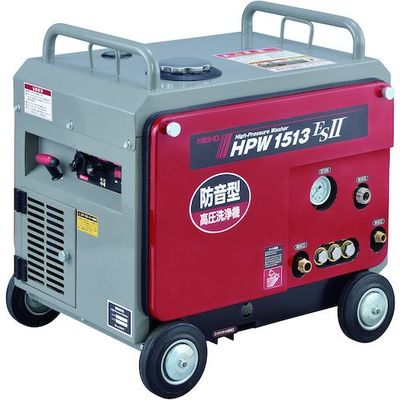 ワキタ MEIHO 高圧洗浄機 防音型エンジン高圧洗浄機 標準セット HPW1513ES2SG 1台 556-2850（直送品）