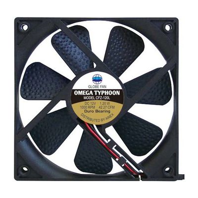 アイネックス OMEGA TYPHOON 120mm 究極静音タイプ CFZ-120LB 1個 67-9231-60（直送品）