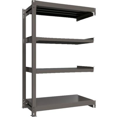 ICHIMAI 重量ボルトレスラック 段荷重1000Kg H1800×W1200×D600 天地4段 連結グレー TH1000-646R4（直送品）