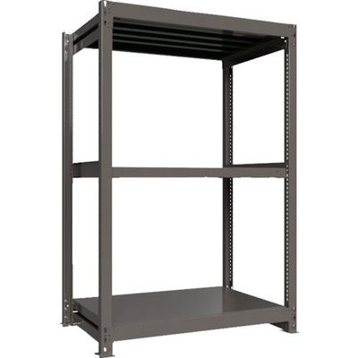 ICHIMAI 重量ボルトレスラック 段荷重1000Kg H1800×W1200×D750 天地3段 単体グレー TH1000-647T3（直送品）