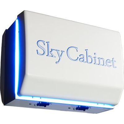 日平機器 日平 2連スカイキャビネット ネオン 片側 100V HRC-2LED 1台 386-5518（直送品）