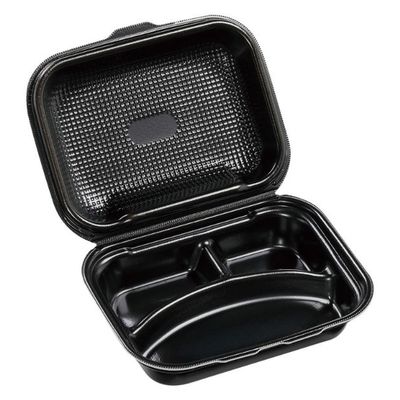 エフピコ 軽食容器 DLVボーノ23-18-1 黒W 40020808 1ケース(180個(30個×6)（直送品）