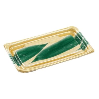 エフピコ 寿司容器 Uステージ2-5 本体 金木目葉らん 40112025 1ケース(600個(50個×12)（直送品）