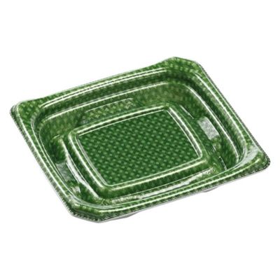 エフピコ 刺身容器 Uステージ13-12 本体 クロスD緑 40120116 1ケース(1500個(50個×30)（直送品）