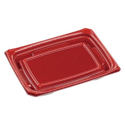 エフピコ 刺身容器 Uステージ20-15 本体 クロスD赤 40120605 1ケース(800個(50個×16)（直送品）