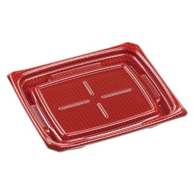 エフピコ 刺身容器 Uステージ20-17 本体 クロスD赤 40120705 1ケース(600個(50個×12)（直送品）