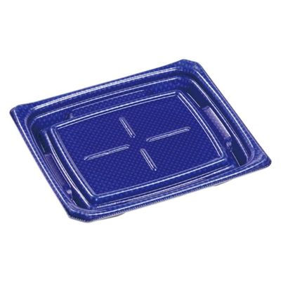 エフピコ 刺身容器 Uステージ20-17 本体 クロスD青 40120717 1ケース(600個(50個×12)（直送品）