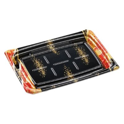 エフピコ 刺身容器 Uステージ24-17 本体 流華赤 40120911 1ケース(600個(50個×12)（直送品）