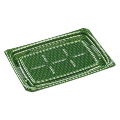 エフピコ 刺身容器 Uステージ24-17 本体 クロスD緑 40120916 1ケース(600個(50個×12)（直送品）