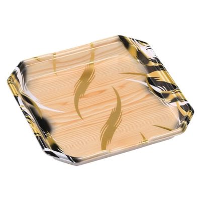 エフピコ 発泡トレー しゃぶしゃぶ3人浅LS 風紋木目黒 40130321 1ケース(400個(50個×8)（直送品）