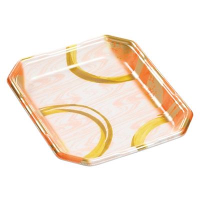 エフピコ 発泡トレー しゃぶしゃぶ長2.5人浅LS 円熟オレンジ 40132534 1ケース(900個(50個×18)（直送品）