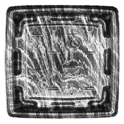 エフピコ 惣菜容器 MTD20-20平 本体 エコ黒木銀 40512021 1ケース(600個(50個×12)（直送品）