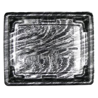 エフピコ 惣菜容器 MTD24-20平ヨコ 本体 エコ黒木銀 40512423 1ケース(400個(50個×8)（直送品）