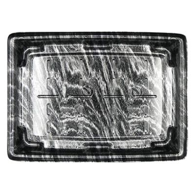 エフピコ 惣菜容器 MTD27-20平 本体 エコ黒木銀 40512721 1ケース(400個(50個×8)（直送品）