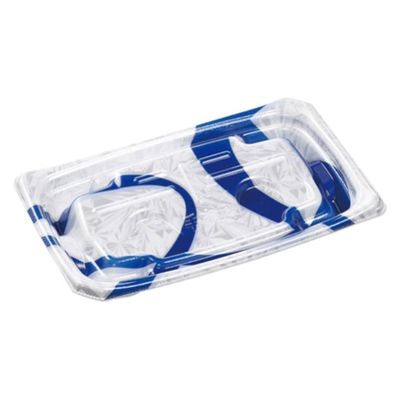 エフピコ 刺身容器 Uステージ20-12-1盛台 サークル青 40551021 1ケース(1000個(50個×20)（直送品）