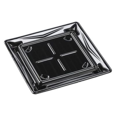 エフピコ 刺身容器 Sステージ19-19本体 エコ 黒 40730199 1ケース(600個(50個×12)（直送品）