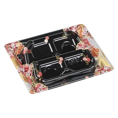 エフピコ 刺身容器 Sステージ19-17-1盛台 はな帯赤 40748917 1ケース(800個(50個×16)（直送品）