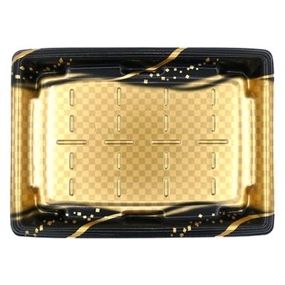 エフピコ 惣菜容器 MTD27-20平 本体 波格子金 40772721 1ケース(400個(50個×8)（直送品）