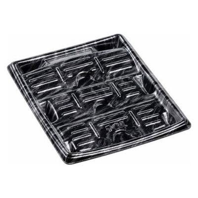 エフピコ 発泡トレー MTD24-20R 本体 エコ黒木銀 40912422 1ケース(400個(50個×8)（直送品）