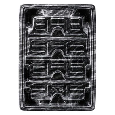 エフピコ 惣菜容器 MTD27-20 本体 エコ黒木銀 40912720 1ケース(400個(50個×8)（直送品）