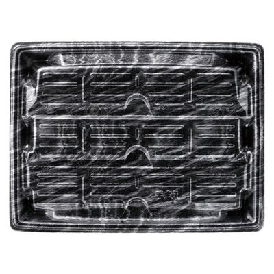 エフピコ 惣菜容器 MTD32-24ヨコ 本体 エコ黒木銀 40913242 1ケース(300個(50個×6)（直送品）