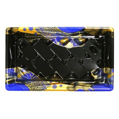 エフピコ 寿司容器 Sステージ2-5枠盛 本体 はな扇子青 40962205 1ケース(600個(50個×12)（直送品）