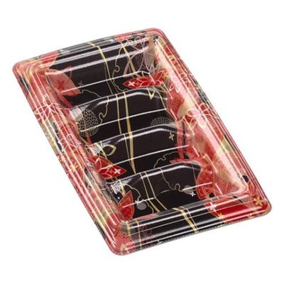 エフピコ 寿司容器 元助20-11細巻 本体 はな舞赤 41232011 1ケース(1200個(100個×12)（直送品）