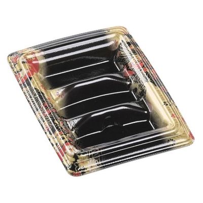 エフピコ 寿司容器 元助16-11細巻 本体 京雅黒 41261611 1ケース(1800個(100個×18)（直送品）