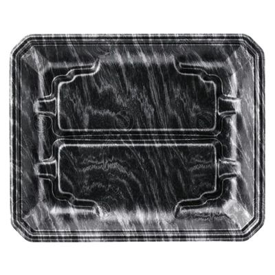 エフピコ 発泡トレー FLステージ20-24(32) エコ黒木銀 4222243D 1ケース(800個(100個×8)（直送品）