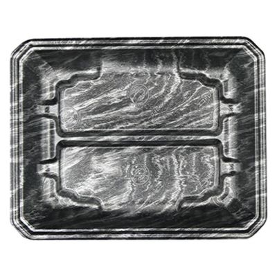 エフピコ 発泡トレー FLステージ25-20(32) エコ黒木銀 4222603D 1ケース(800個(100個×8)（直送品）