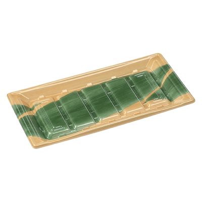 エフピコ 刺身容器 平舟33-16段 本体 木目葉らん 44383316 1ケース(600個(50個×12)（直送品）