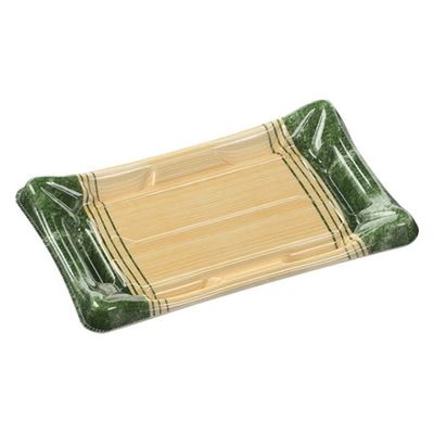 エフピコ 寿司容器 波錦2-4 本体 針葉木目 44440204 1ケース(900個(50個×18)（直送品）