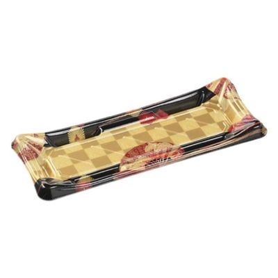 エフピコ 寿司容器 波錦1-6 本体 扇市松金 44450106 1ケース(1000個(50個×20)（直送品）