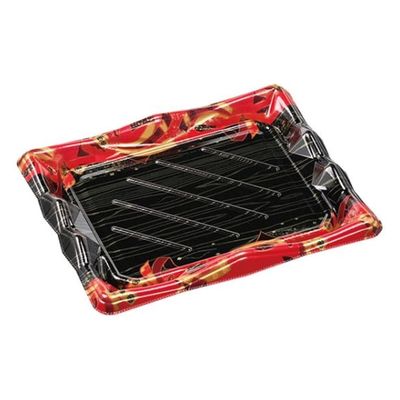 エフピコ 寿司容器 氷河3-4 本体 舞姫赤 45070304 1ケース(600個(50個×12)（直送品）