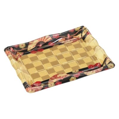 エフピコ 寿司容器 氷河3-7 本体 扇市松金 45140307 1ケース(400個(10個×40)（直送品）