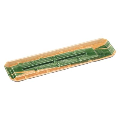 エフピコ 発泡トレー FU-37-10(V) 木目葉らん 45143710 1ケース(1200個(50個×24)（直送品）