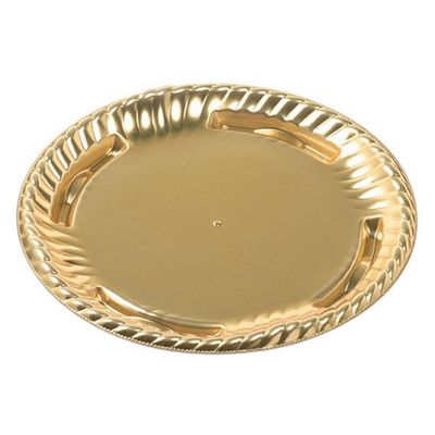 エフピコ オードブル容器 ティアラ丸皿21 本体 金 45430210 1ケース(900個(50個×18)（直送品）