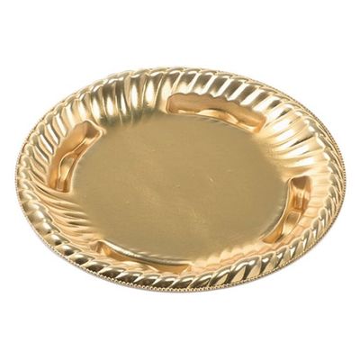 エフピコ オードブル容器 ティアラ丸皿17 本体 金 45430170 1ケース(1200個(50個×24)（直送品）