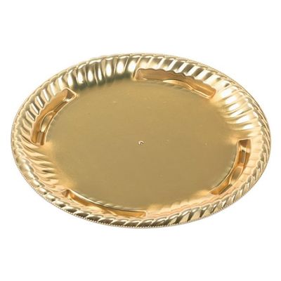 エフピコ オードブル容器 ティアラ丸皿23 本体 金 45430230 1ケース(600個(50個×12)（直送品）