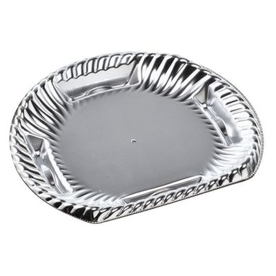 エフピコ オードブル容器 ティアラ半月皿21-18 本体 銀 45442118 1ケース(900個(50個×18)（直送品）