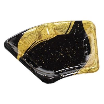 エフピコ 寿司容器 扇皿24-19 本体 月見金 45502419 1ケース(900個(50個×18)（直送品）