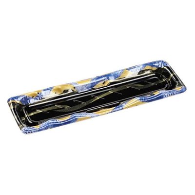 エフピコ 寿司容器 大波皿1-8 本体 山瀬青 45910108 1ケース(800個(50個×16)（直送品）