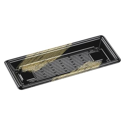 エフピコ 寿司容器 もり-M100本体 エコ 黒ふで金 46031100 1ケース(1500個(50個×30)（直送品）