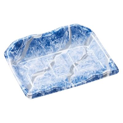 エフピコ 刺身容器 豊山24-19 本体 銀氷青 46652419 1ケース(600個(50個×12)（直送品）