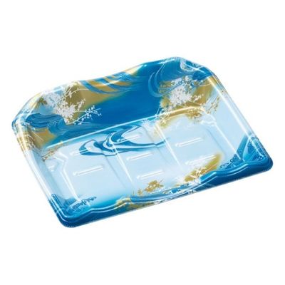 エフピコ 刺身容器 豊山24-19 本体 天の川青 46662419 1ケース(600個(50個×12)（直送品）