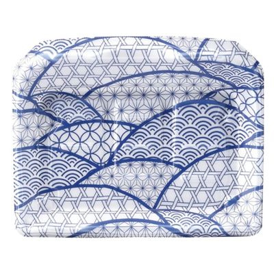 エフピコ 刺身容器 豊山24-19 本体 なみ紋青 46872419 1ケース(600個(50個×12)（直送品）